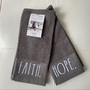 Rae Dunn Kitchen Set ‘FAITH’ & ‘HOPE’